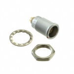EGA.0B.306.CLL Lemo Push-Pull Connector Receptacle, Female Sockets 6 Position Solder Cup