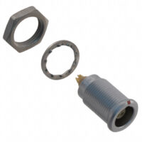 EGG.00.303.CLL Lemo Push-Pull Connector Receptacle, Female Sockets 3 Position Solder Cup