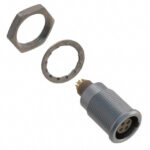 EGG.0B.304.CLL Lemo Push-Pull Connector Receptacle, Female Sockets 4 Position Solder Cup