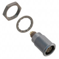 EGG.0B.304.CLL Lemo Push-Pull Connector Receptacle, Female Sockets 4 Position Solder Cup