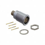 EGG.0B.304.CYM Lemo Push-Pull Connector Receptacle, Female Sockets 4 Position Crimp