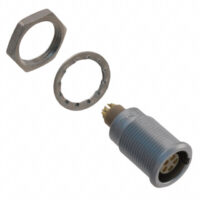 EGG.0B.305.CLL Lemo Push-Pull Connector Receptacle, Female Sockets 5 Position Solder Cup