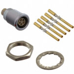 EGG.0B.305.CYM Lemo Push-Pull Connector Receptacle, Female Sockets 5 Position Crimp