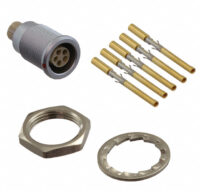 EGG.0B.305.CYM Lemo Push-Pull Connector Receptacle, Female Sockets 5 Position Crimp