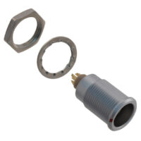 EGG.0B.307.CLL Lemo Push-Pull Connector Receptacle, Female Sockets 7 Position Solder Cup