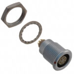 EGG.1B.306.CLL Lemo Push-Pull Connector Receptacle, Female Sockets 6 Position Solder Cup