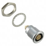 EGG.1B.307.CLL Lemo Push-Pull Connector Receptacle, Female Sockets 7 Position Solder Cup