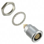 EGG.1B.308.CLL Lemo Push-Pull Connector Receptacle, Female Sockets 8 Position Solder Cup