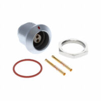 EGG.1K.302.CYM Lemo Push-Pull Connector Receptacle, Female Sockets 2 Position Crimp