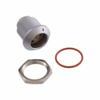 EGG.1K.303.CLL Lemo Push-Pull Connector Receptacle, Female Sockets 3 Position Solder Cup