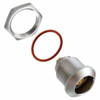 EGG.0K.304.CLL Lemo Push-Pull Connector Receptacle, Female Sockets 4 Position Solder Cup
