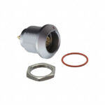 EGG.1K.308.CLL Lemo Push-Pull Connector Receptacle, Female Sockets 8 Position Solder Cup