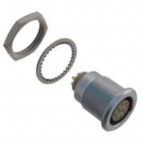 EGG.2B.310.CLL Lemo Push-Pull Connector Receptacle, Female Sockets 10 Position Solder Cup