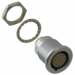 EGG.2B.314.CLL Lemo Push-Pull Connector Receptacle, Female Sockets 14 Position Solder Cup