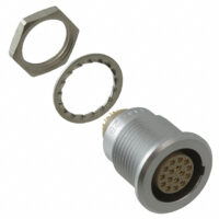 EGG.2B.316.CLL Lemo Push-Pull Connector Receptacle, Female Sockets 16 Position Solder Cup