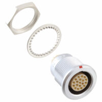 EGG.2B.319.CLL Lemo Push-Pull Connector Receptacle, Female Sockets 19 Position Solder Cup