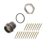 EGN.2M.319.XLM Lemo Threaded Connector Receptacle, Female Sockets 19 Position Crimp