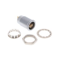 ERA.0S.302.CLLX Lemo Push-Pull Connector Receptacle, Female Sockets and Male Pins 2 Position Solder Cup