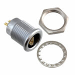 ERA.1S.302.CLL Lemo Push-Pull Connector Receptacle, Female Sockets and Male Pins 2 Position Solder Cup