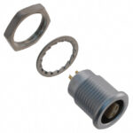 ERA.1S.303.CLL Lemo Push-Pull Connector Receptacle, Female Sockets and Male Pins 3 Position Solder Cup
