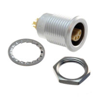 ERA.1S.305.CLL Lemo Push-Pull Connector Receptacle, Female Sockets and Male Pins 5 Position Solder Cup