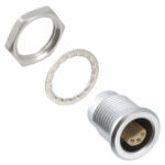 ERA.1S.306.CLL Lemo Push-Pull Connector Receptacle, Female Sockets and Male Pins 6 Position Solder Cup