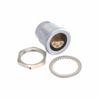 ERA.2S.306.CLL Lemo Push-Pull Connector Receptacle, Female Sockets and Male Pins 6 Position Solder Cup