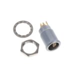 ERN.0S.304.CLL Lemo Push-Pull Connector Receptacle, Female Sockets and Male Pins 4 Position Solder Cup
