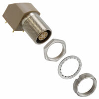 EXG.1B.306.HLN Lemo Push-Pull Connector Receptacle, Female Sockets 6 Position Solder