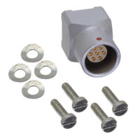 EZG.0B.307.CLN Lemo Push-Pull Connector Receptacle, Female Sockets 7 Position Solder