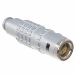 FFA.0E.304.CLAC50Z Lemo Push-Pull Connector Plug, Female Sockets and Male Pins 4 Position Solder Cup