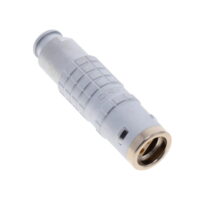 FFA.2E.304.CLAC60Z Lemo Push-Pull Connector Plug, Female Sockets and Male Pins 4 Position Solder Cup