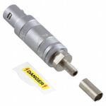 FFR.1S.408.CLAE46 Lemo Push-Pull Connector Plug, Male Pins 1 Position Solder Cup