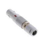 FGG.00.302.CLAD27 Lemo Push-Pull Connector Plug, Male Pins 2 Position Solder Cup