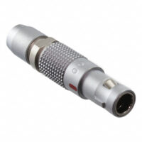 FGG.00.302.CLAD35 Lemo Push-Pull Connector Plug, Male Pins 2 Position Solder Cup