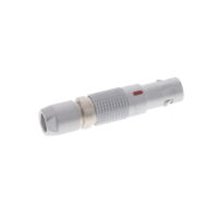 FGG.00.304.CLAD22 Lemo Push-Pull Connector Plug, Male Pins 4 Position Solder Cup