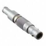 FGG.00.304.CLAD27Z Lemo Push-Pull Connector Plug, Male Pins 4 Position Solder Cup