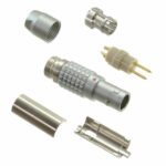 FGG.0B.302.CLAD21 Lemo Push-Pull Connector Plug, Male Pins 2 Position Solder Cup