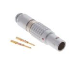 FGG.0B.302.CYCD42Z Lemo Push-Pull Connector Plug, Male Pins 2 Position Crimp