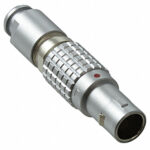 FGG.0B.305.CLAD56Z Lemo Push-Pull Connector Plug, Male Pins 5 Position Solder Cup