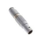 FGG.0B.305.CLAD52Z Lemo Push-Pull Connector Plug, Male Pins 5 Position Solder Cup