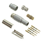 FGG.0B.305.CYCD52Z Lemo Push-Pull Connector Plug, Male Pins 5 Position Crimp