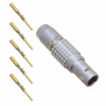 FGG.0B.305.CYCZ Lemo Push-Pull Connector Plug, Male Pins 5 Position Crimp