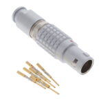FGG.1B.306.CYCD52Z Lemo Push-Pull Connector Plug, Male Pins 6 Position Crimp
