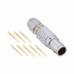 FGG.1B.308.CYCD52 Lemo Push-Pull Connector Plug, Male Pins 8 Position Crimp