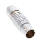 FGG.2B.304.CLAD72Z Lemo Push-Pull Connector Plug, Male Pins 4 Position Solder Cup