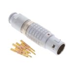 FGG.2B.306.CYCD92Z Lemo Push-Pull Connector Plug, Male Pins 6 Position Crimp