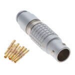 FGG.2B.307.CYCD92Z Lemo Push-Pull Connector Plug, Male Pins 7 Position Crimp