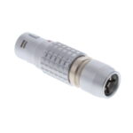 FGG.3B.304.CLAD62 Lemo Push-Pull Connector Plug, Male Pins 4 Position Solder Cup