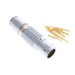 FGG.3B.310.CYCD72Z Lemo Push-Pull Connector Plug, Male Pins 10 Position Crimp